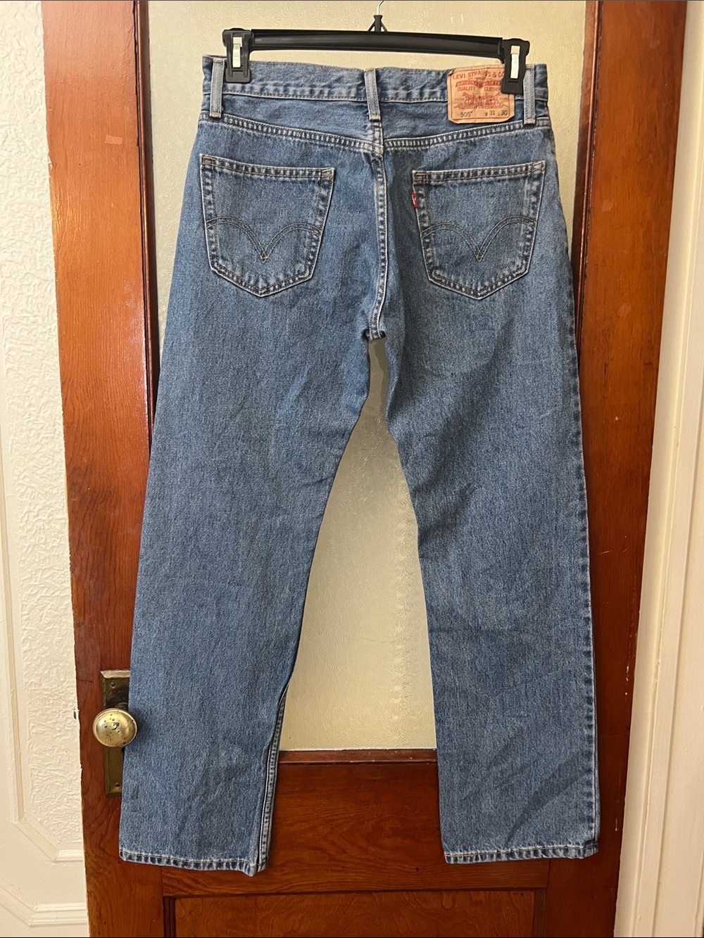 Levi's Medium Blue Straight Jeans - Classic Five-Pocket
